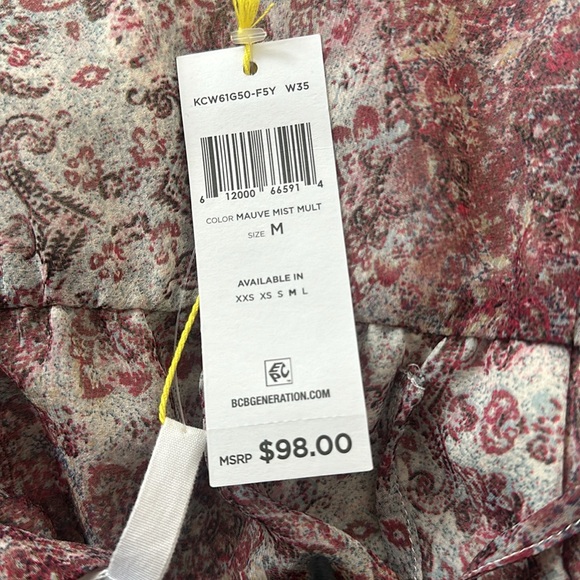 BCBGeneration Dress | Color: Mauve Mist Mult | Size: Medium - Picture 4 of 4